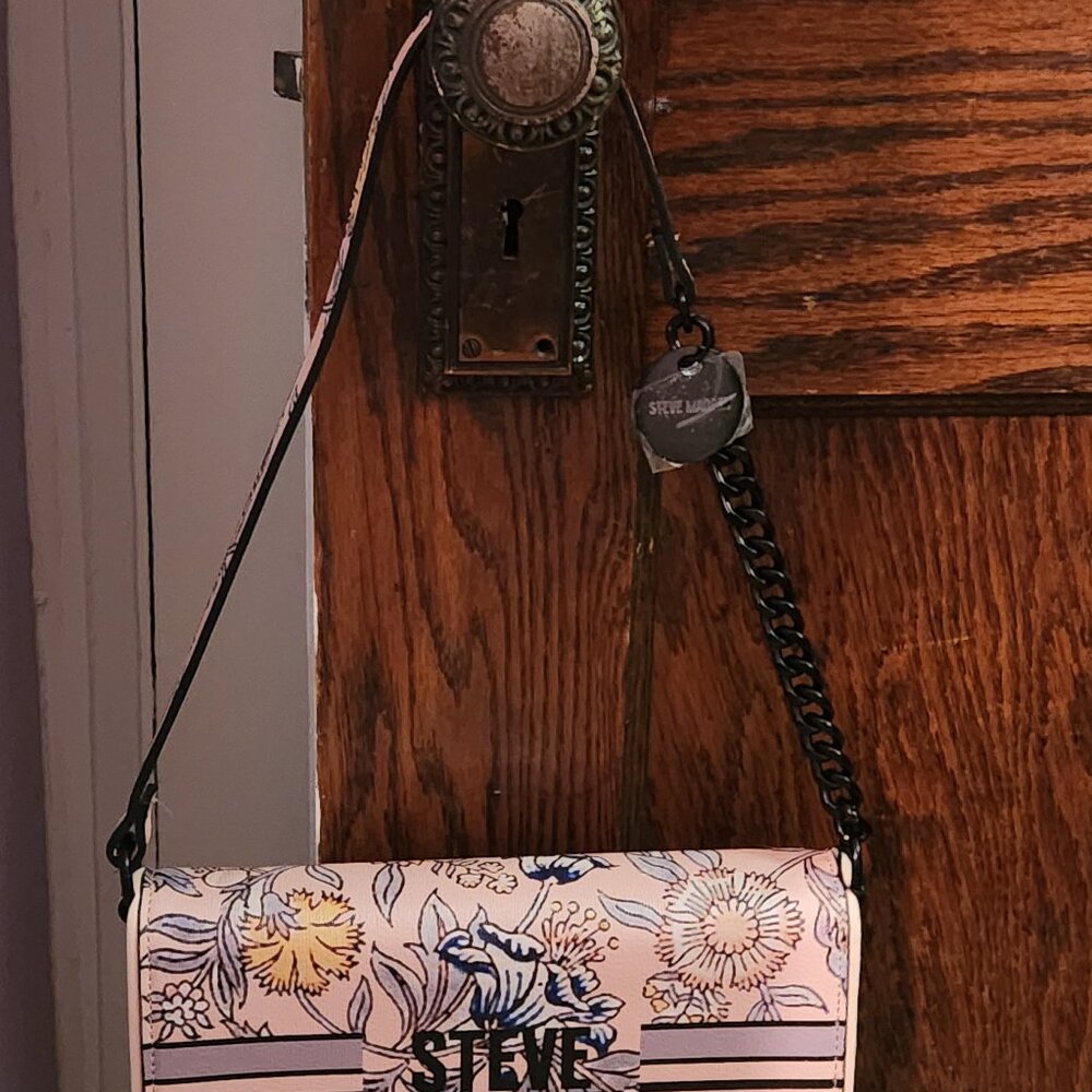 NWT Floral Steve Madden Shoulder/ Crossbody Bag - Picture 6 of 7
